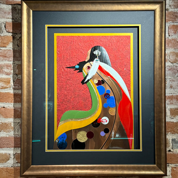 Contemporary Copper Art Oberkirsch Design - Shaman Seated IV