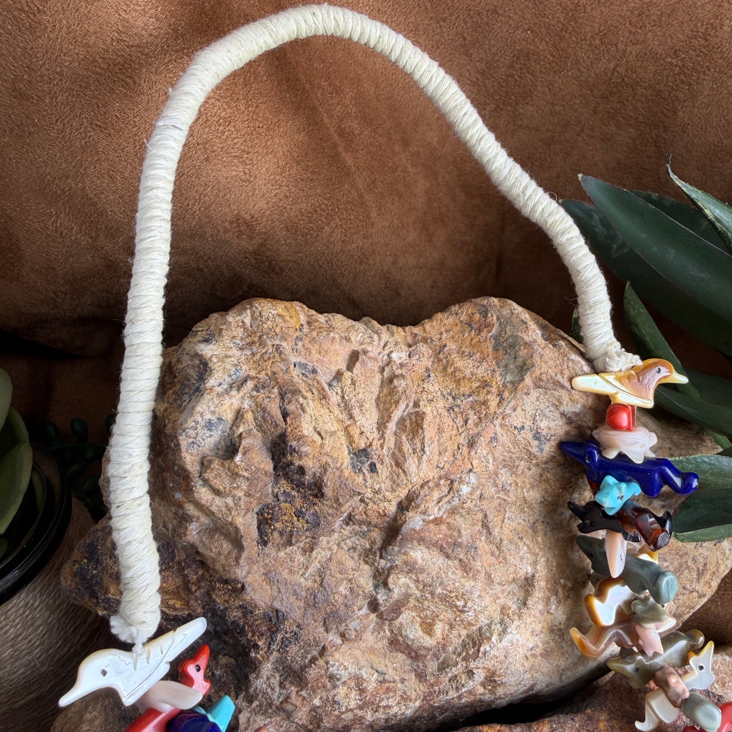 Vintage - Zuni Fetish Necklace - Estate