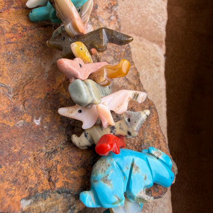 Vintage - Zuni Fetish Necklace - Estate