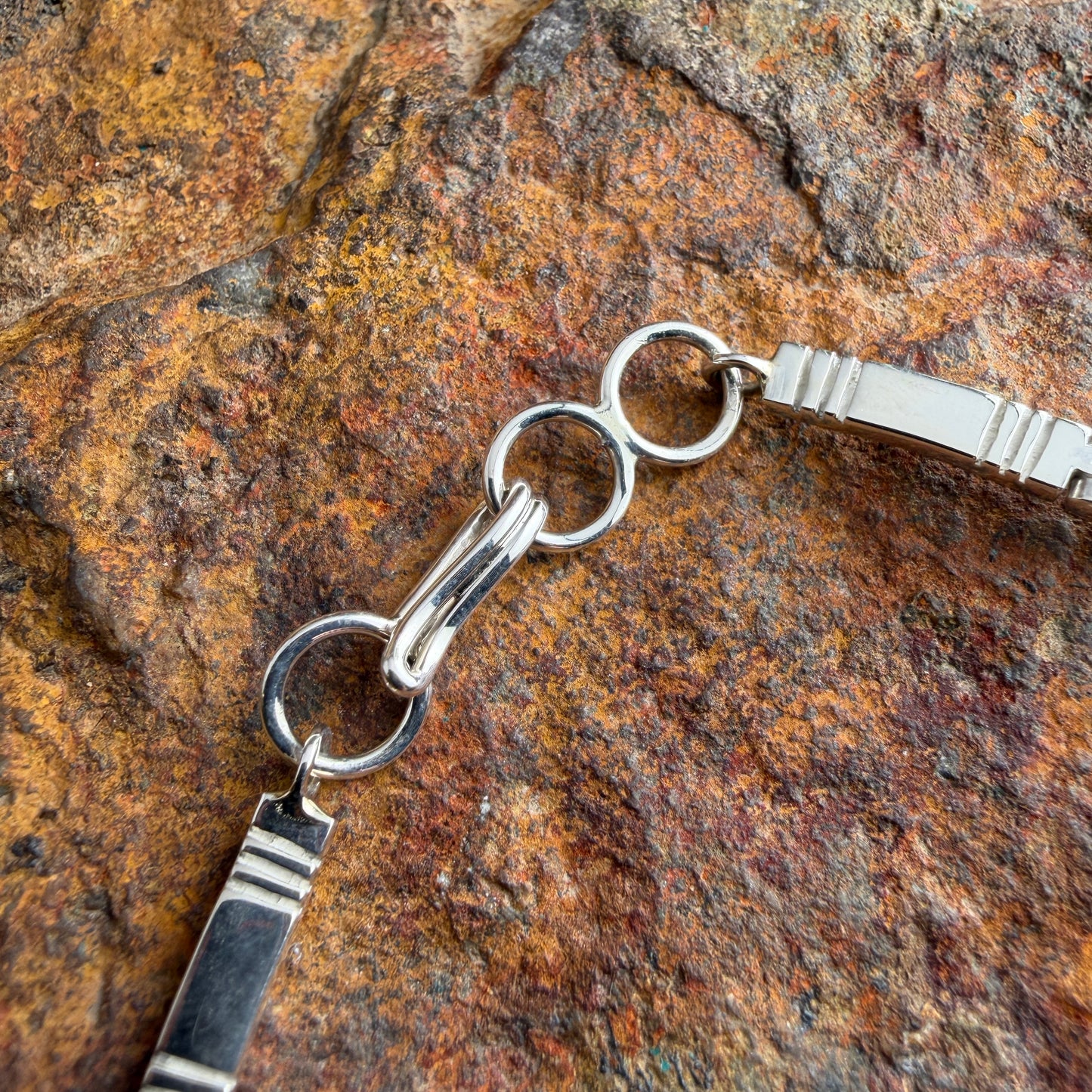 David Rosales Make Me Blush Inlay Sterling Silver Necklace