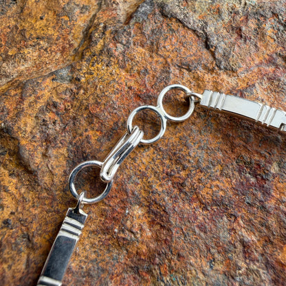 David Rosales Make Me Blush Inlay Sterling Silver Necklace