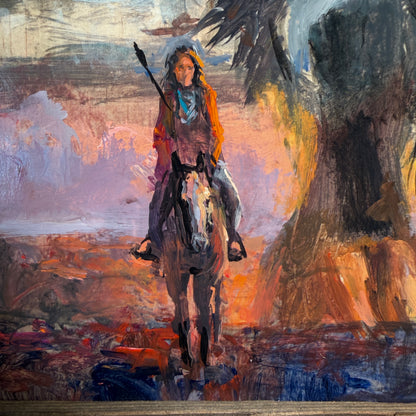 'Buffalo Bull Rising'  by Valeriy Kagounkin