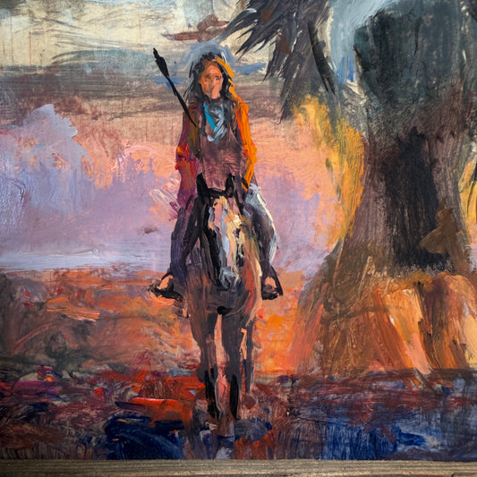 'Buffalo Bull Rising'  by Valeriy Kagounkin