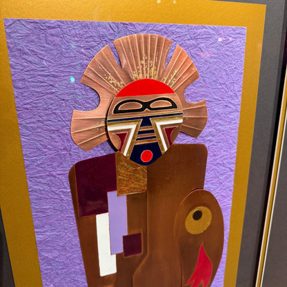 Contemporary Copper Art Oberkirsch Design - Kachina VIII