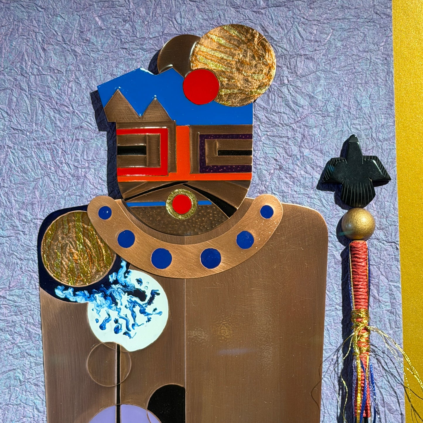 Contemporary Copper Art Oberkirsch Design - Kachina VIII