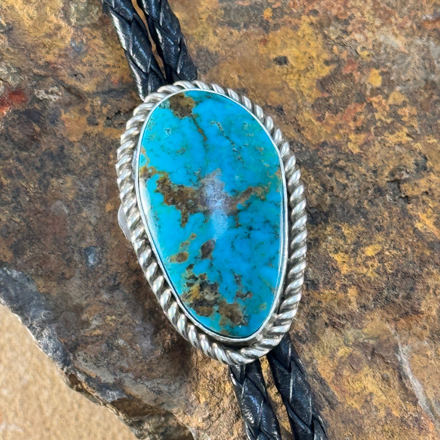 Bolo - Kingman Turquoise w/ Brown Matrix