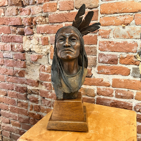 Wind in His Hair by Joe Beeler, Sculptor, Cowboy Artists of America (CA) Founding Member