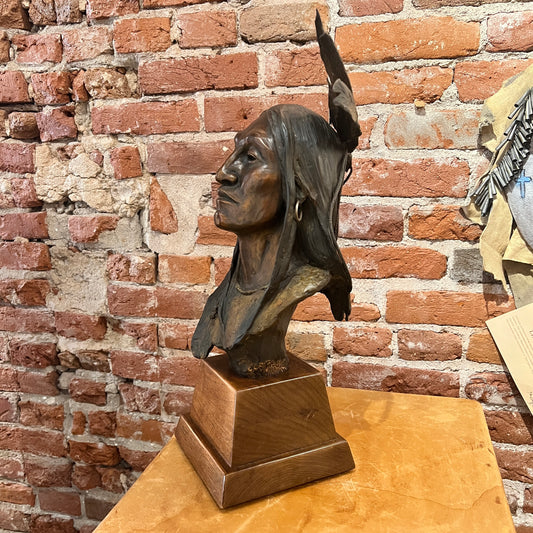 Wind in His Hair by Joe Beeler, Sculptor, Cowboy Artists of America (CA) Founding Member