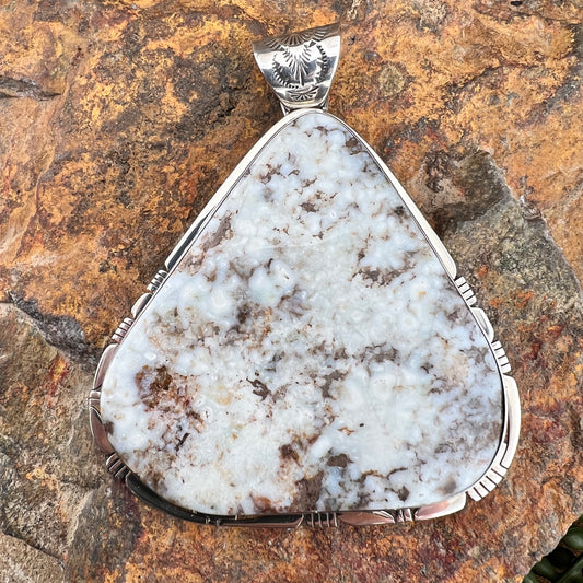 Vintage Wild Horse Stone Pendant - Estate