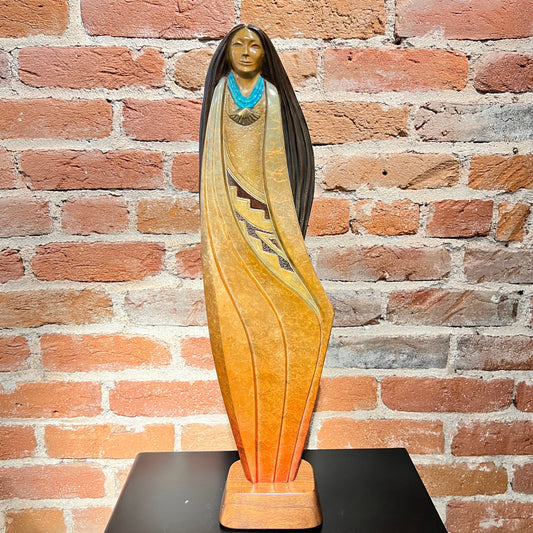Canyon Winds By Cliff Fragua, Jemez Pueblo, Native American Sculptor