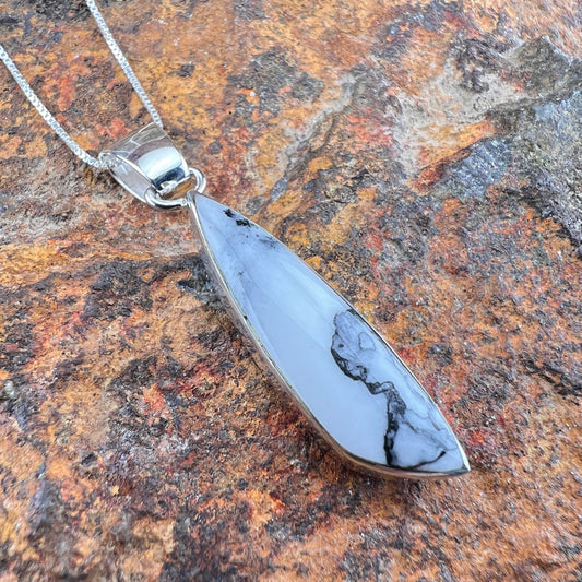 White Buffalo Pendant by Sheryl Martinez