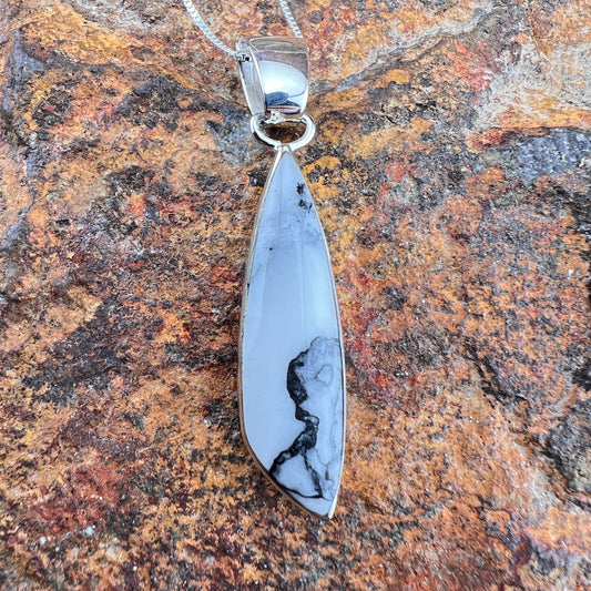 White Buffalo Pendant by Sheryl Martinez