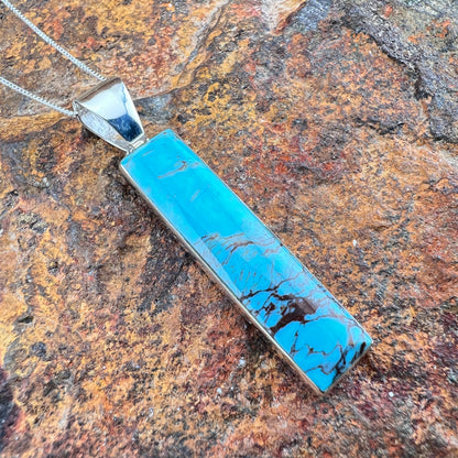 Prince Turquoise Pendant by Cathy Webster