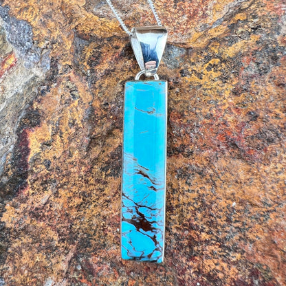 Prince Turquoise Pendant by Cathy Webster
