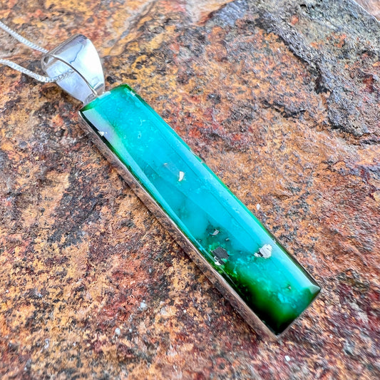 Sonoran Gold Turquoise Pendant by Cathy Webster