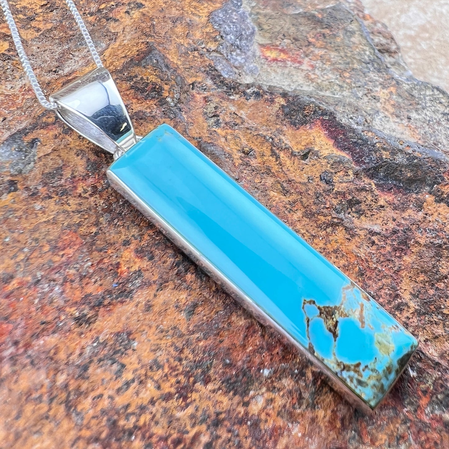 Prince Turquoise Pendant by Cathy Webster