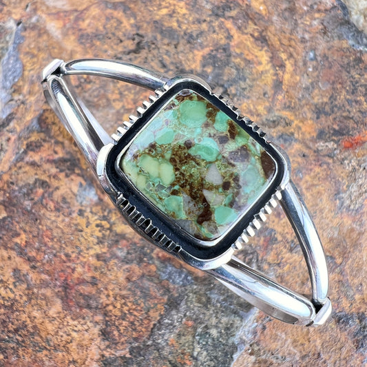 Blackjack Turquoise Bracelet by Wil Denetdale