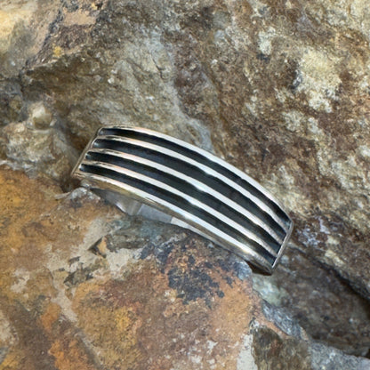 Sterling Silver Track Ring by Frances Jones