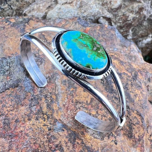 Sonoran Gold Turquoise Bracelet by Wil Denetdale