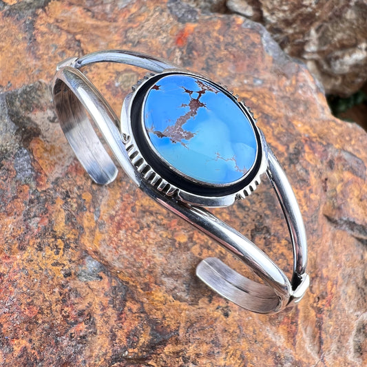 Golden Hills Turquoise Bracelet by Wil Denetdale