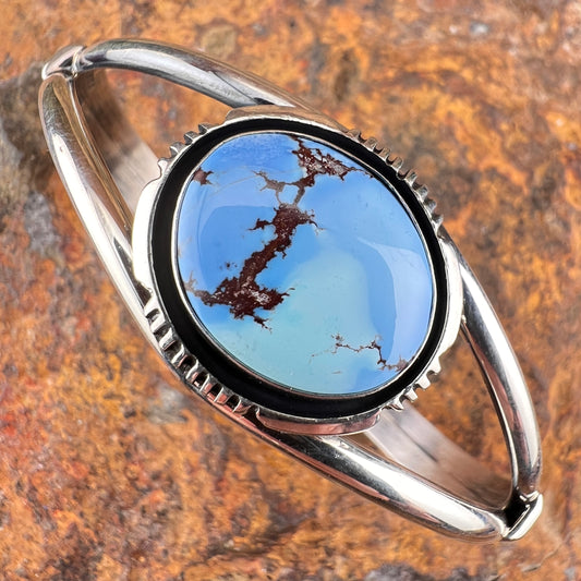 Golden Hills Turquoise Bracelet by Wil Denetdale