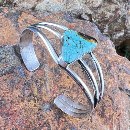 Blackjack Turquoise Bracelet by Wil Denetdale