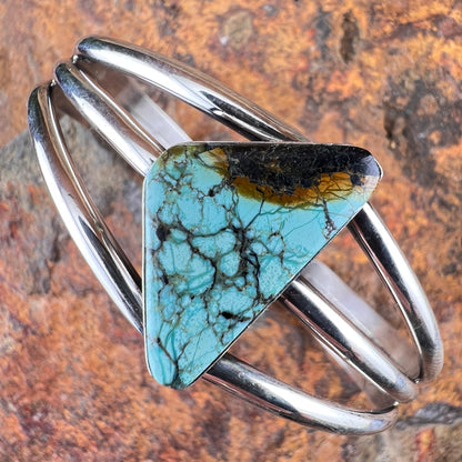 Blackjack Turquoise Bracelet by Wil Denetdale