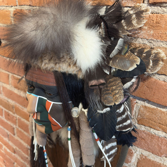 First Native Spirit Mask by Cindy Jo Popejoy - Estate