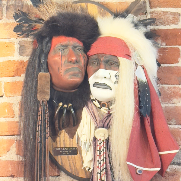 Two Centuries Native American Style Spirit Mask by Cindy Jo Popejoy - Estate
