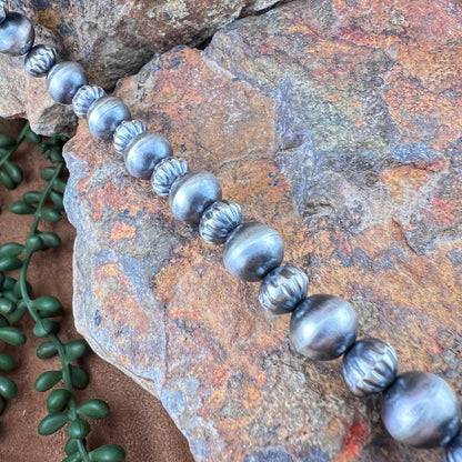 24"  Navajo Pearl Necklace by Preston Haley