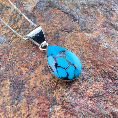 Cloud Mountain Polychrome & Sterling Pendant by Cathy Webster