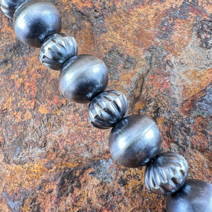 24"  Navajo Pearl Necklace by Preston Haley