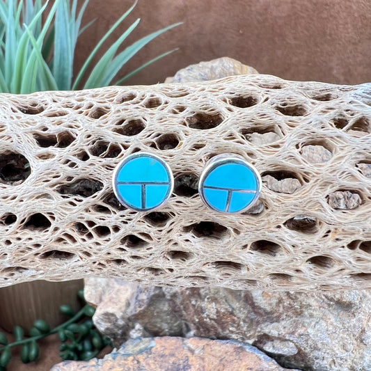 David Rosales Arizona Blue Sterling Silver Earrings