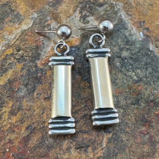 MM Rogers 14K Gold and Sterling Silver Earrings