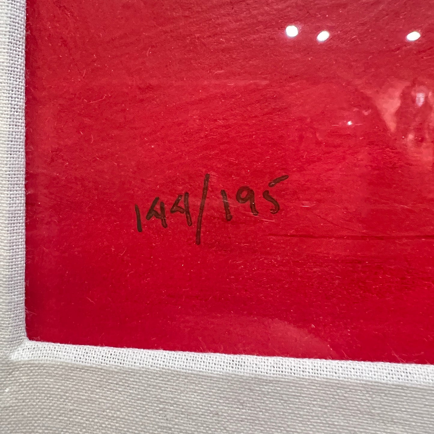 'Ponca Chief' hand-signed serigraph by John Nieto - Estate