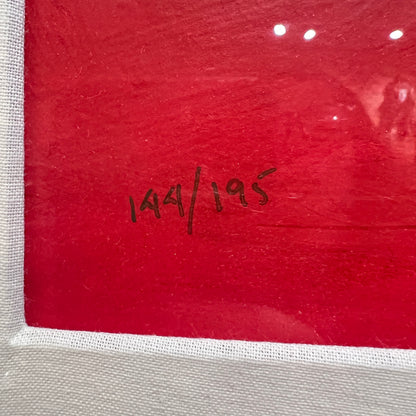 'Ponca Chief' hand-signed serigraph by John Nieto - Estate