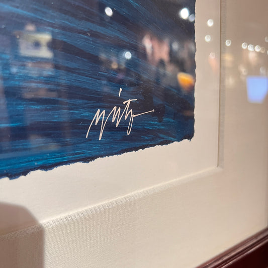 'Wolf' hand-signed serigraph by John Nieto - Estate