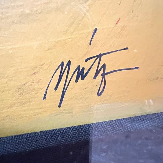 'Geronimo' hand-signed serigraph by John Nieto - Estate