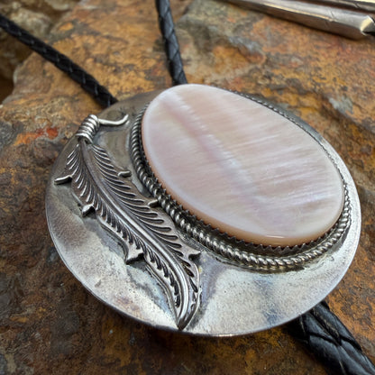 Vintage - Mother of Pearl Bolo Tie - Estate