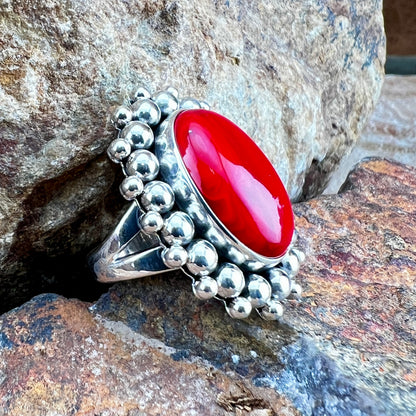 Rosarita Sterling Silver Ring by Artie Yellowhorse