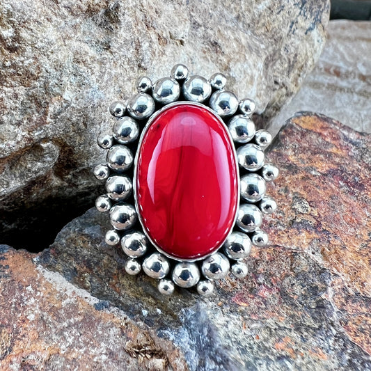 Rosarita Sterling Silver Ring by Artie Yellowhorse