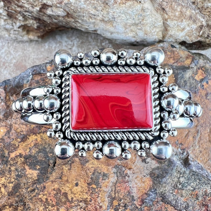 Rosarita Sterling Silver Cuff Bracelet by Artie Yellowhorse