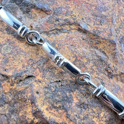 Sterling Silver Link Bracelet by Artie Yellowhorse