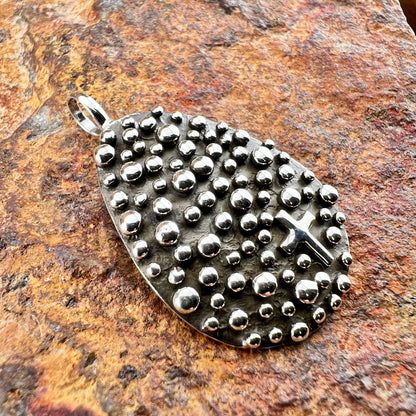 Million Drops Sterling Silver Pendant by Akee Douglas