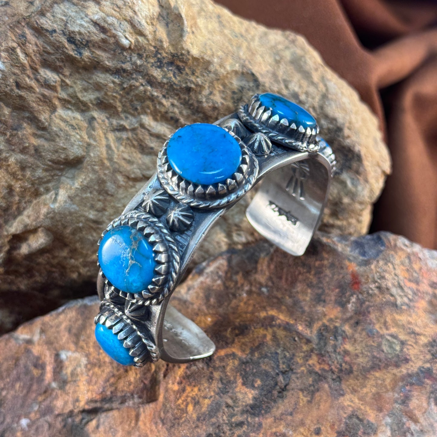 Ithaca Peak Turquoise Cuff Bracelet by Billy Jaramillo