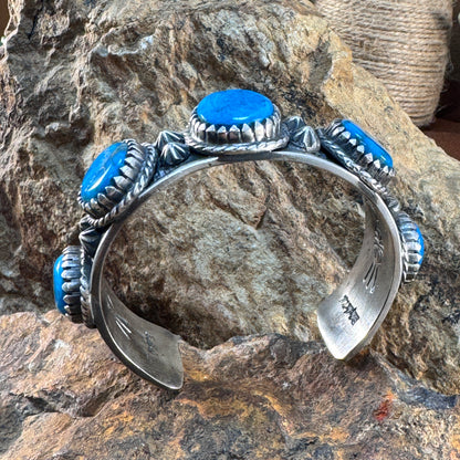 Ithaca Peak Turquoise Cuff Bracelet by Billy Jaramillo