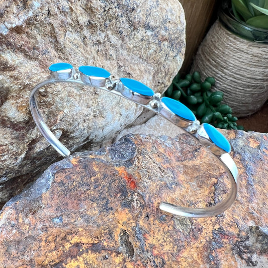 Sleeping Beauty Turquoise Bracelet by Andrea Dishta