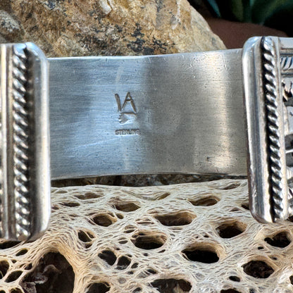 Vintage - Storyteller Turquoise Cuff by Ira Custer - Estate