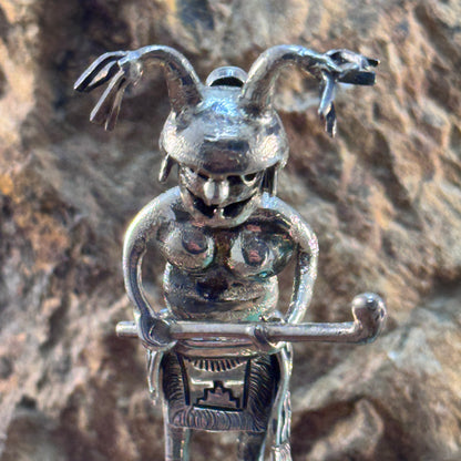 Golf-Themed Sterling Silver Sculpture by Bennie Ration