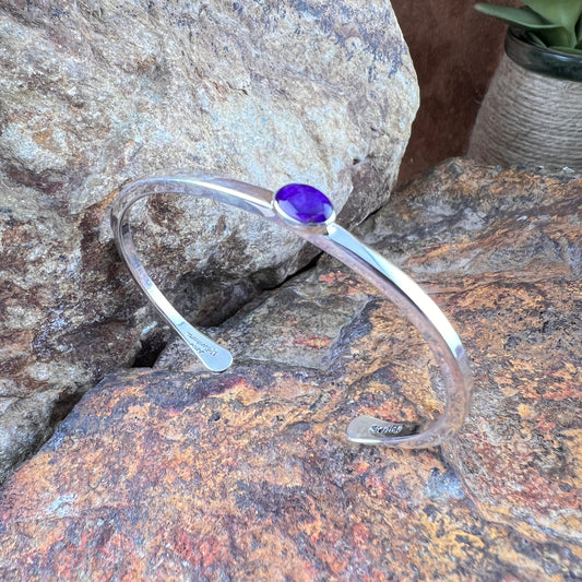 Sugilite Petite Cuff Bracelet by Artie Yellowhorse
